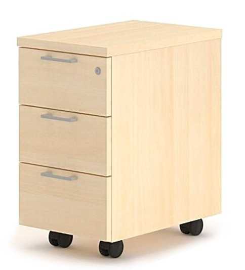 Cajonera Estrecha de oficina 3 Cajones OH SYSTEM de Mobel Linea Monocolor Cajonera Estrecha de oficina 3 Cajones OH SYSTEM de Mobel Linea Monocolor
