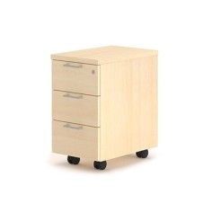 Cajonera Estrecha de oficina 3 Cajones OH SYSTEM de Mobel Linea Monocolor