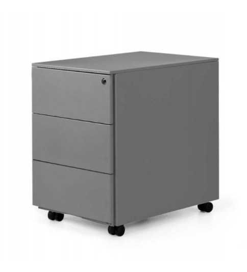 Cajonera metálica ATENAS de Euromof gris de 3 cajones Cajonera metálica ATENAS de Euromof gris de 3 cajones