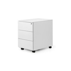 Cajonera metálica ATENAS de Euromof blanca de 3 cajones