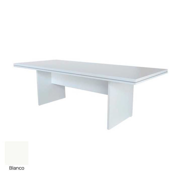 Mesa rectangular base en H serie COLINA de Euromof