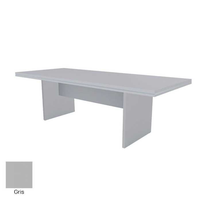Mesa rectangular base en H serie COLINA de Euromof