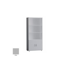 Armario de oficina alto serie MOB, con puertas bajas 