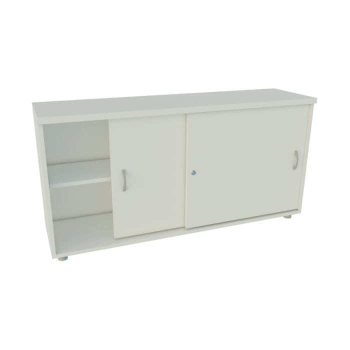 Armario de oficina bajo con puertas correderas Serie Mob de Euromof Armario de oficina bajo con puertas correderas Serie Mob de Euromof