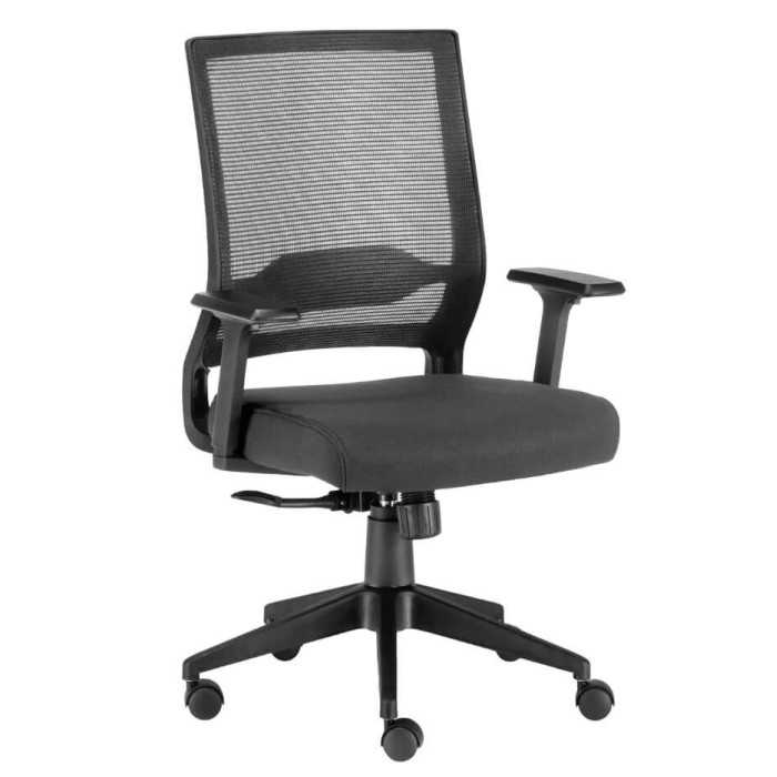 Silla de oficina SIDNEY de Euromof negra Silla de oficina SIDNEY de Euromof negra