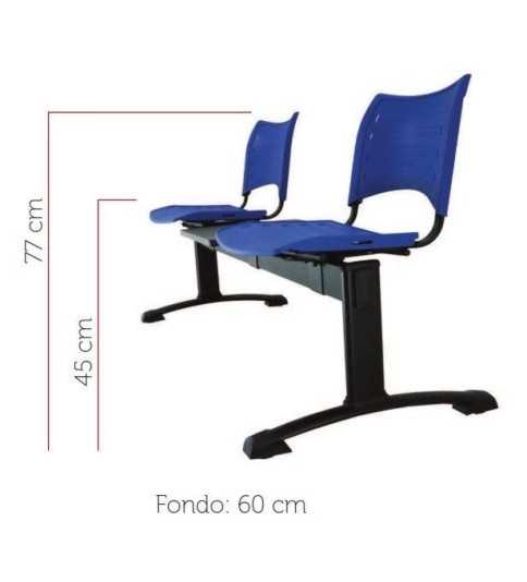 Bancada modelo Iso Smart de 4 plazas Bancada modelo Iso Smart de 4 plazas