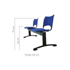 Bancada modelo Iso Smart de 4 plazas