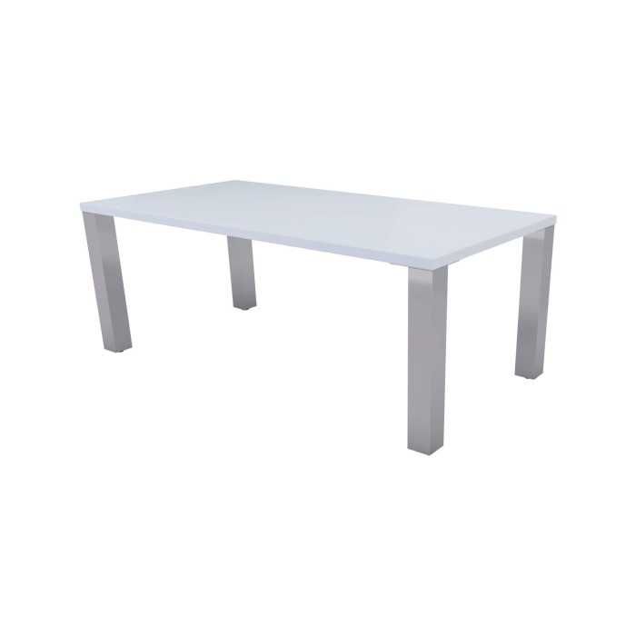 Mesa reunión rectangular SELVA estructura 4 patas metálicas Mesa reunión rectangular SELVA estructura 4 patas metálicas