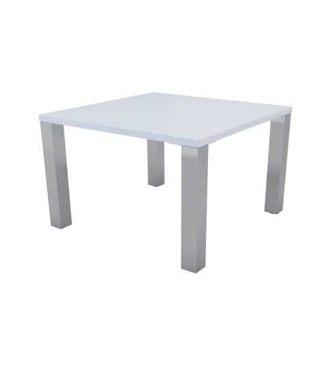 Mesa reunión cuadrada SENDA estructura 4 patas metálicas DE EUROMOF Mesa reunión cuadrada SENDA estructura 4 patas metálicas DE EUROMOF
