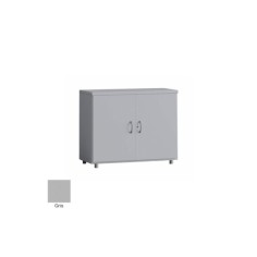 Armario de oficina bajo serie MOB, con puertas