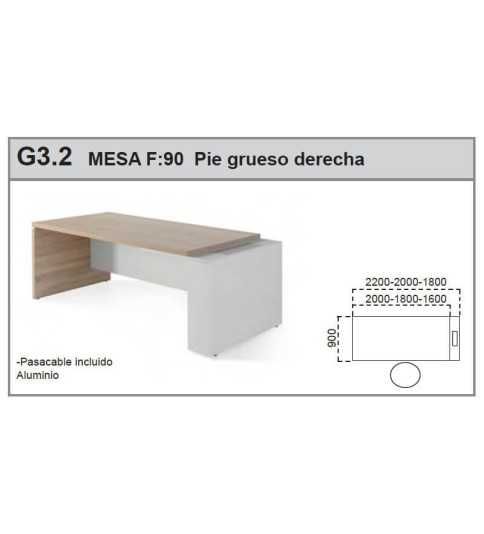 Despacho Completo Serie G3 con lateral ancho derecho Despacho Completo Serie G3 con lateral ancho derecho