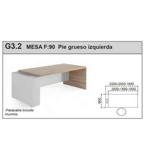 Despacho Completo Serie G3 con lateral ancho izquierdo Despacho Completo Serie G3 con lateral ancho izquierdo