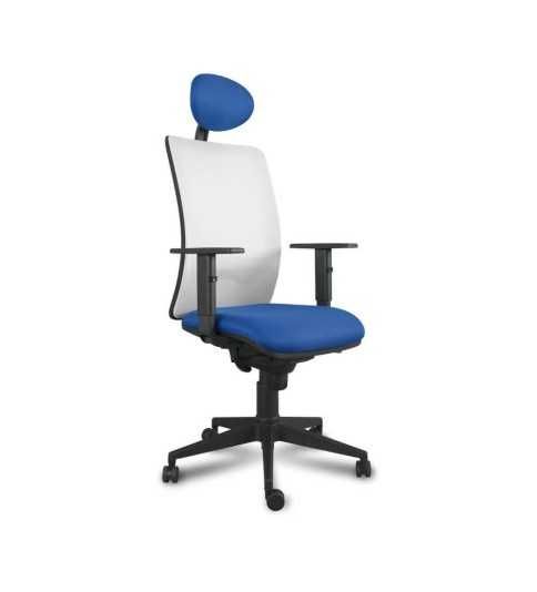 Silla ergonómica de oficina modelo CHAPLIN de vincolo, con cabezal, brazos regulables Silla ergonómica de oficina modelo CHAPLIN de vincolo, con cabezal, brazos regulables