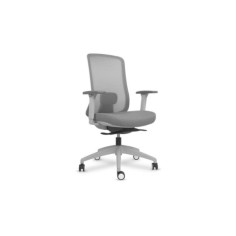 Silla ergonómica de oficina modelo Lando gris, brazos regulables, mecanismo SYNCRO Silla ergonómica de oficina modelo Lando gris, brazos regulables, mecanismo SYNCRO