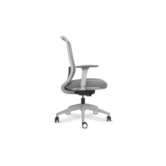 Silla ergonómica de oficina modelo Lando gris, brazos regulables, mecanismo SYNCRO Silla ergonómica de oficina modelo Lando gris, brazos regulables, mecanismo SYNCRO