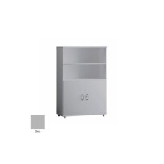 Armario de oficina medio serie MOB, con puertas bajas
