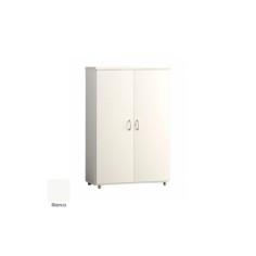 Armario de oficina medio serie MOB, con puertas 