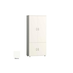 Armario de oficina alto, con puertas bajas y altas de EUROMOF