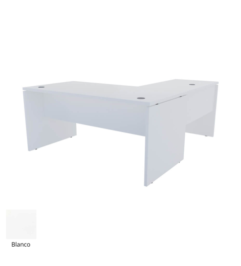 Mesa de oficina EURO 2000 con ala de Euromof