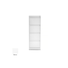 Archivador Metálico Modelo Denver 4 cajones blanco de Euromof