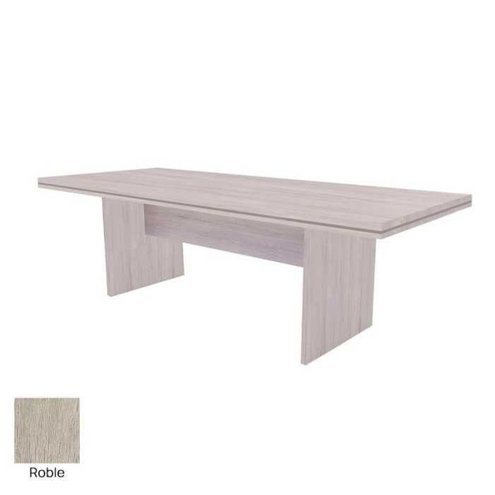 Mesa rectangular base en H serie COLINA de Euromof
