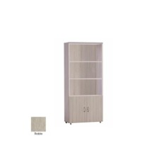 Armario de oficina alto serie MOB, con puertas bajas 