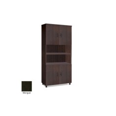 Armario de oficina alto serie MOB, combinado puertas y estantes 