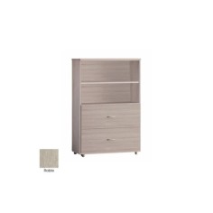 Armario de oficina medio serie MOB, con archivo dos niveles