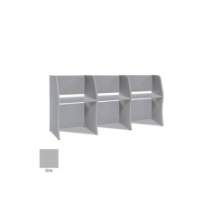 Módulo Call Center 3 puestos separador melamina