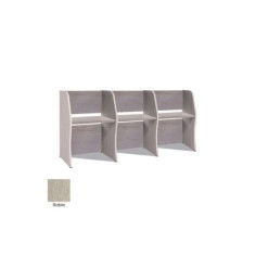 Módulo Call Center 3 puestos separador melamina