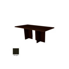 Mesa rectangular con dos bases en aspa serie LOMA de Euromof Mesa rectangular con dos bases en aspa serie LOMA de Euromof