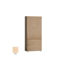 Armario de oficina alto, con puertas altas y dos archivos de Euromof