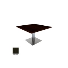 Mesa reunión cuadrada LOMA con peana cuadrada de Euromof