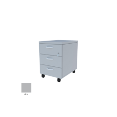 Cajonera Buck con ruedas tres cajones