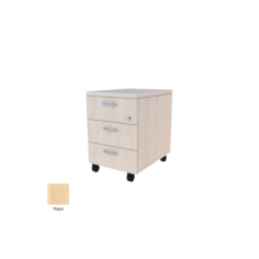 Cajonera Buck con ruedas tres cajones
