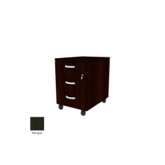 Cajonera Buck con ruedas tres cajones