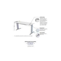 Mesa de oficina EURO 4000 de Euromof