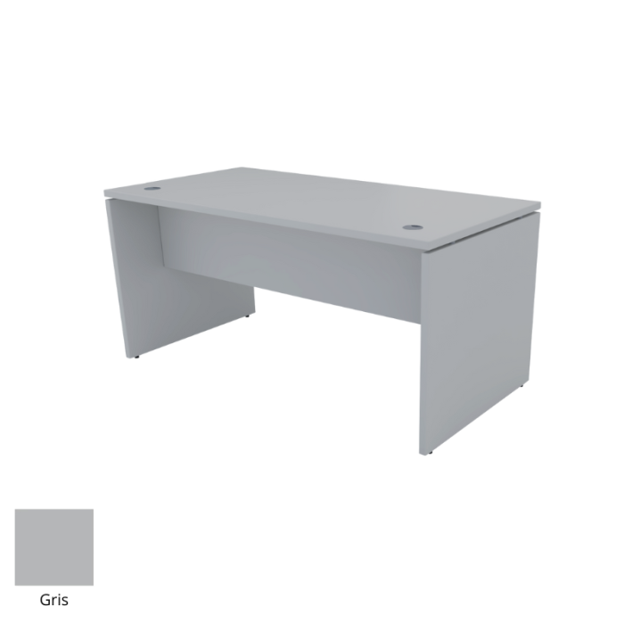 Mesa de oficina EURO 2000 de Euromof, recta de madera, medidas y colores a elegir