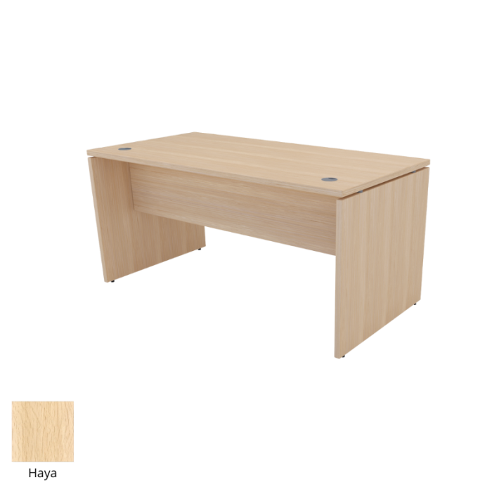 Mesa de oficina EURO 2000 de Euromof, recta de madera, medidas y colores a elegir