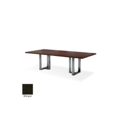 Mesa reunión VOLGA, tablero rectangular, 2 bases metálicas en T DE EUROMOF Mesa reunión VOLGA, tablero rectangular, 2 bases metálicas en T DE EUROMOF
