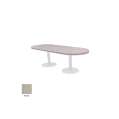 Mesa reunión ovalada CIMA con bases cilíndricas serie MOB Mesa reunión ovalada CIMA con bases cilíndricas serie MOB