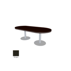 Mesa reunión ovalada CIMA con bases cilíndricas serie MOB Mesa reunión ovalada CIMA con bases cilíndricas serie MOB