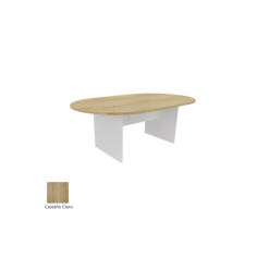 Mesa de reunión serie TINA medida 200 x 120 cm, forma ovalada Mesa de reunión serie TINA medida 200 x 120 cm, forma ovalada
