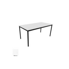 Mesa colectividad rectangular estructura perimetral serie DAI fondo 60, 70, 80 cm