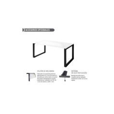 Mesa de oficina SKALA Blanco/Olmo