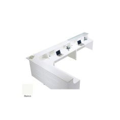 Mostrador recepción curvo Serie EURO