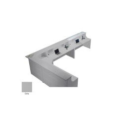 Mostrador recepción curvo Serie EURO