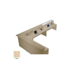 Mostrador recepción curvo Serie EURO