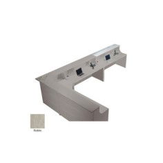 Mostrador recepción curvo Serie EURO