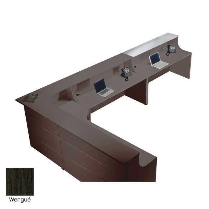 Mostrador recepción curvo Serie EURO